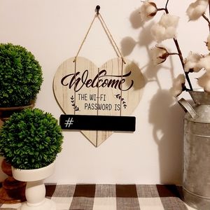 ❌SOLD❌Farmhouse WIFI heart sign